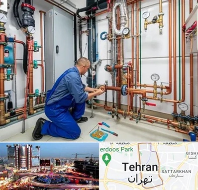 تاسیسات ساختمان در صادقیه