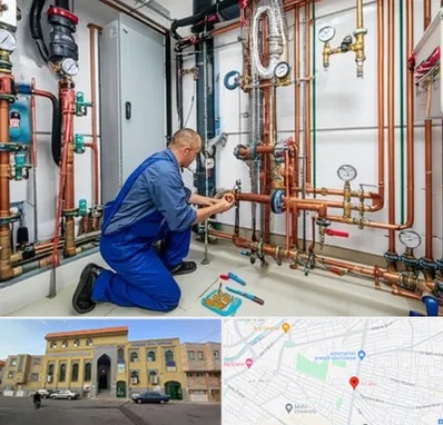 تاسیسات ساختمان در زنبیل آباد قم 