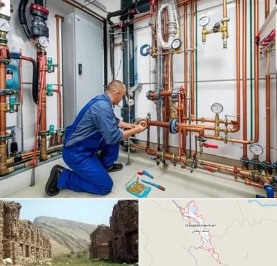 تاسیسات ساختمان در مسجد سلیمان