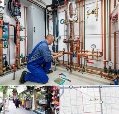 تاسیسات ساختمان در سلسبیل