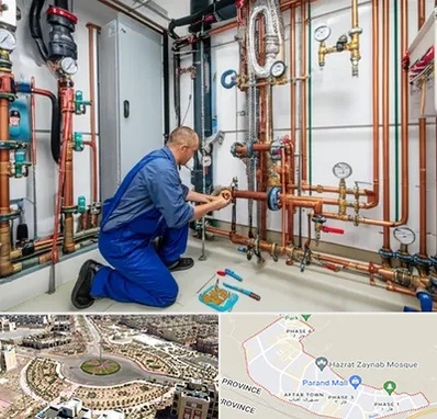 تاسیسات ساختمان در پرند