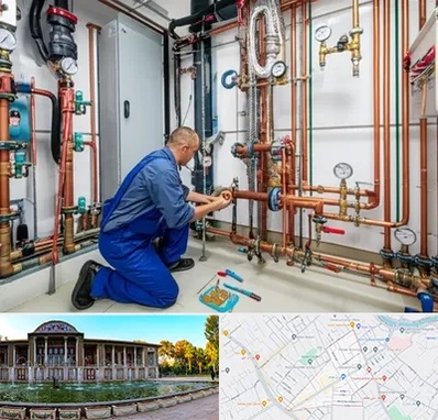 تاسیسات ساختمان در عفیف آباد شیراز 