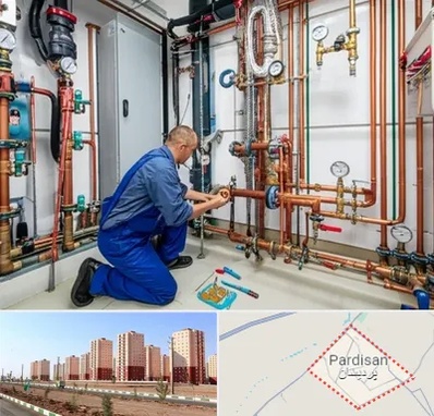 تاسیسات ساختمان در پردیسان قم 