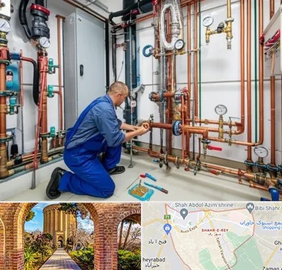 تاسیسات ساختمان در شهر ری