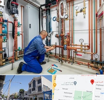 تاسیسات ساختمان در افسریه 