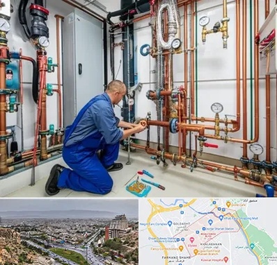 تاسیسات ساختمان در معالی آباد شیراز 