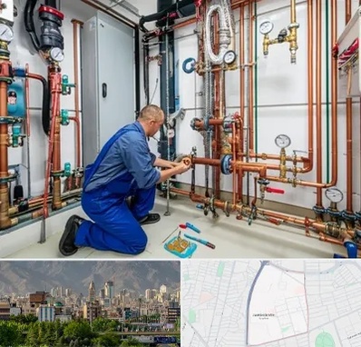 تاسیسات ساختمان در جمشیدیه 