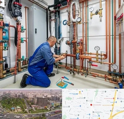 تاسیسات ساختمان در آیت الله کاشانی 