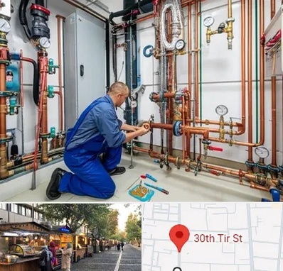 تاسیسات ساختمان در سی تیر