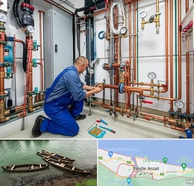 تاسیسات ساختمان در بندر انزلی