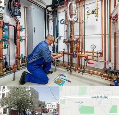تاسیسات ساختمان در طرشت