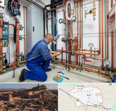 تاسیسات ساختمان در بم