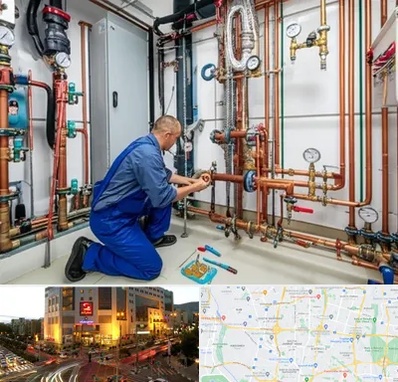 تاسیسات ساختمان در جنت آباد تهران