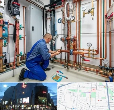 تاسیسات ساختمان در بلوار اباذر