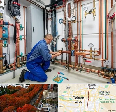 تاسیسات ساختمان در ولیعصر 