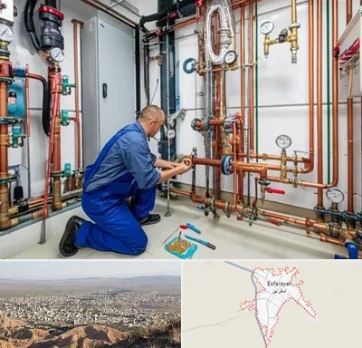 تاسیسات ساختمان در اسفراین