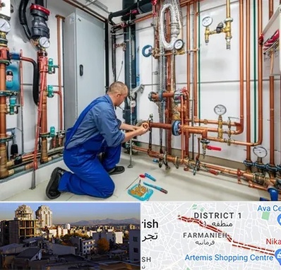 تاسیسات ساختمان در فرمانیه 