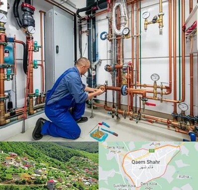 تاسیسات ساختمان در قائم شهر