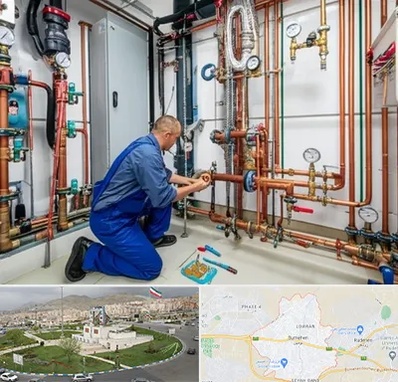 تاسیسات ساختمان در بومهن