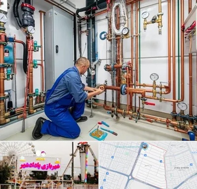 تاسیسات ساختمان در پادادشهر اهواز 