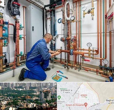 تاسیسات ساختمان در عظیمیه کرج 