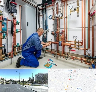 تاسیسات ساختمان در بلوار کلاهدوز مشهد 