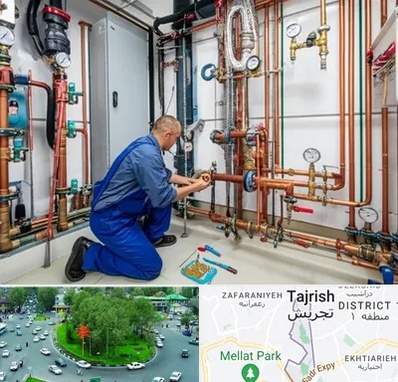 تاسیسات ساختمان در تجریش 