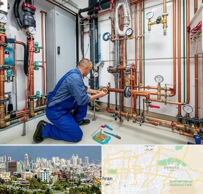 تاسیسات ساختمان در شرق تهران 