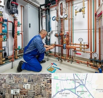 تاسیسات ساختمان در جنوب شرق تهران