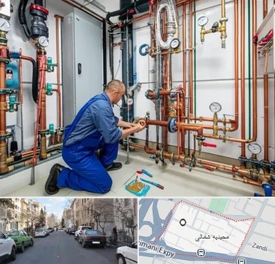 تاسیسات ساختمان در مجیدیه شمالی