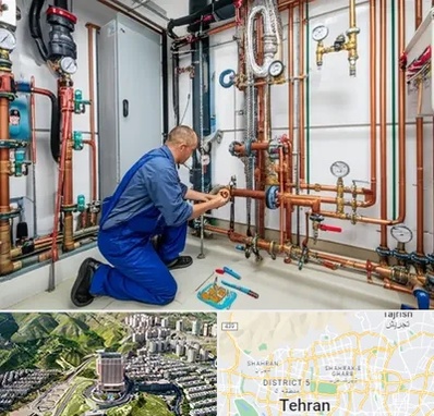 تاسیسات ساختمان در شمال تهران 