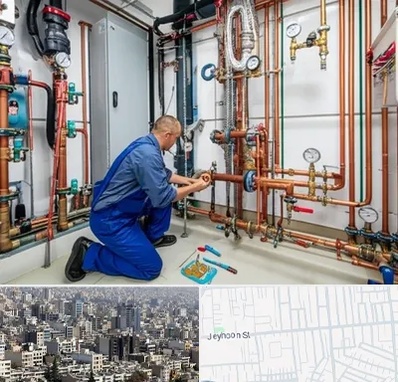 تاسیسات ساختمان در جیحون 