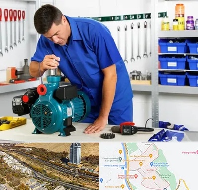 نمایندگی پمپ آب پنتاکس در خیابان نیایش شیراز 