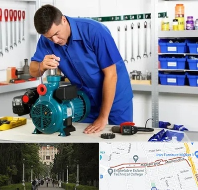 نمایندگی پمپ آب پنتاکس در بلوار معلم رشت 