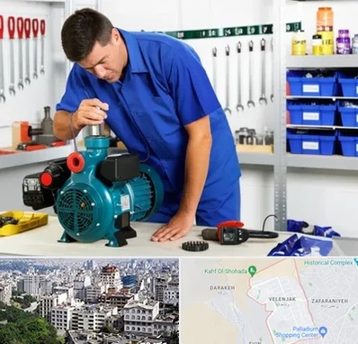 نمایندگی پمپ آب پنتاکس در ولنجک 