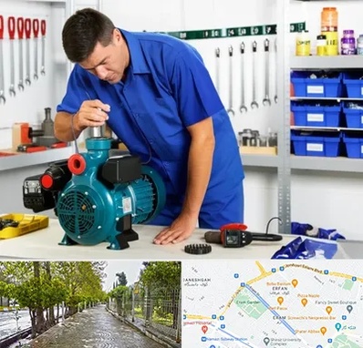 نمایندگی پمپ آب پنتاکس در خیابان ارم شیراز 