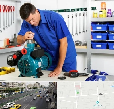 نمایندگی پمپ آب پنتاکس در خیابان دامپزشکی
