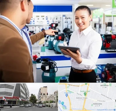 نمایندگی پمپ آب الکتروژن در بلوار فردوس 