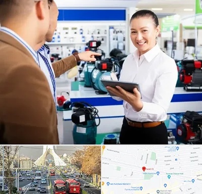 نمایندگی پمپ آب الکتروژن در خیابان آزادی 