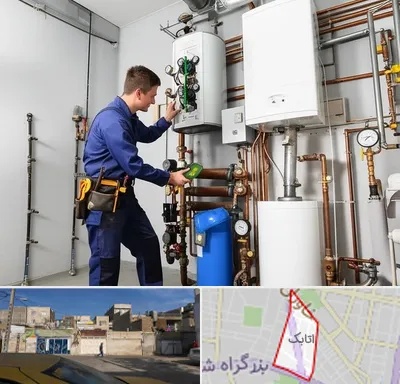 تعمیر موتورخانه در اتابک