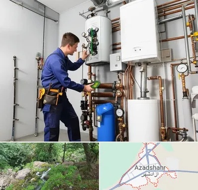 تعمیر موتورخانه در آزادشهر