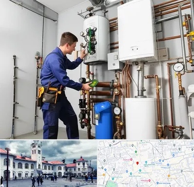 تعمیر موتورخانه در میدان شهرداری رشت 