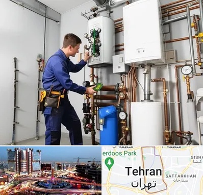 تعمیر موتورخانه در صادقیه 