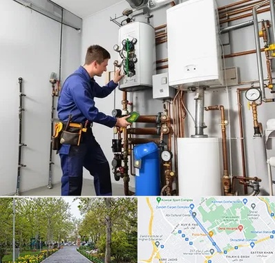 تعمیر موتورخانه در قدوسی غربی شیراز 