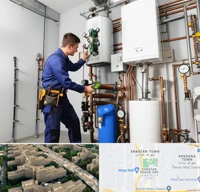 تعمیر موتورخانه در اکباتان 