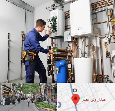 تعمیر موتورخانه در ولیعصر شهریار
