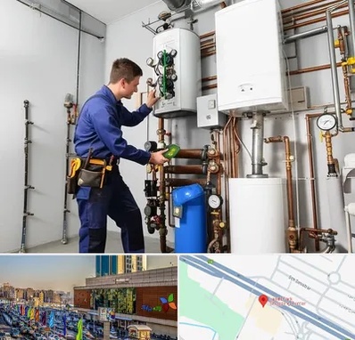 تعمیر موتورخانه در لاله پارک تبریز 