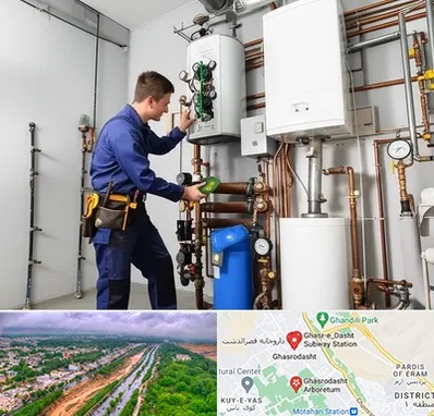 تعمیر موتورخانه در قصرالدشت شیراز