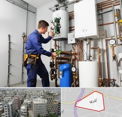 تعمیر موتورخانه در آذری
