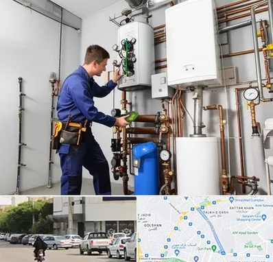 تعمیر موتورخانه در قدوسی شرقی شیراز 